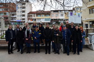 Teamfoto in Sandanski